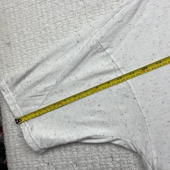 Adidas Shirt Future Icon Winners 3.0 Confetti Tee White / Gray Women Sz S - Picture 10 of 10